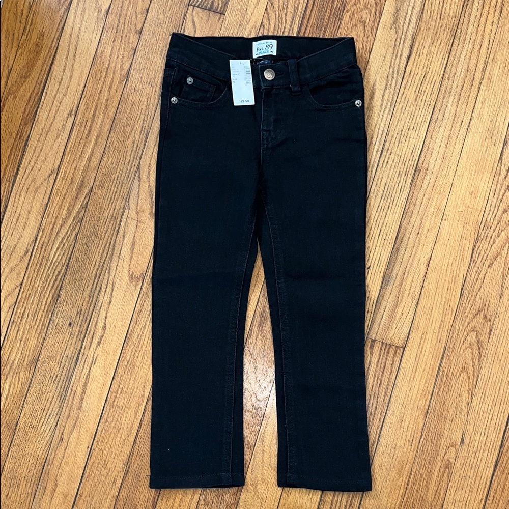 NWT children’s place black skinny leg jeans size 6